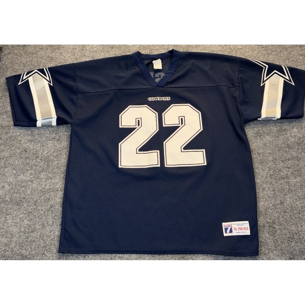 Vintage Dallas Cowboys Emmitt Smith NFL Football Jersey Men's XL 50-52 USA Logo7